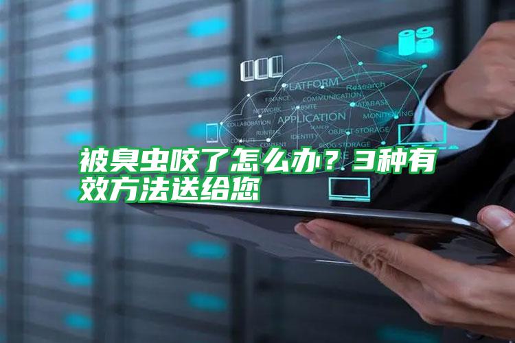 被臭蟲咬了怎么辦?3種有效方法送給您