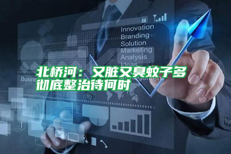 北橋河:又臟又臭蚊子多 徹底整治待何時