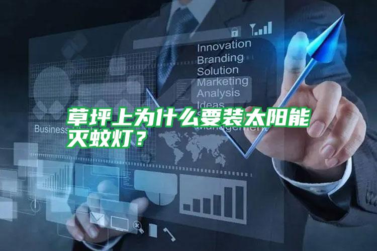 草坪上為什么要裝太陽能滅蚊燈?