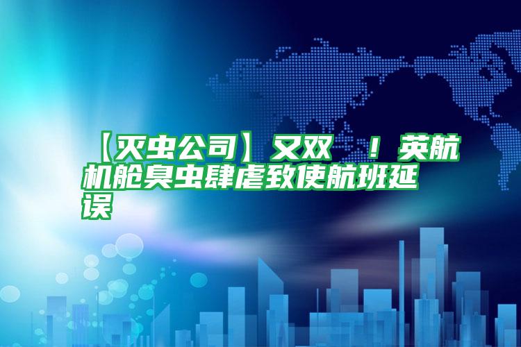 【滅蟲(chóng)公司】又雙叒叕!英航機(jī)艙臭蟲(chóng)肆虐致使航班延誤