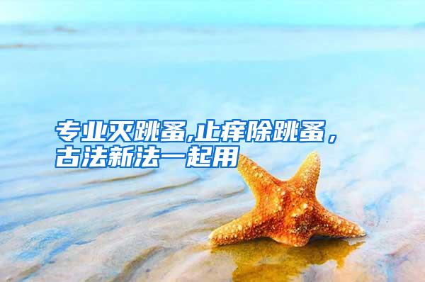 專業(yè)滅跳蚤,止癢除跳蚤, 古法新法一起用
