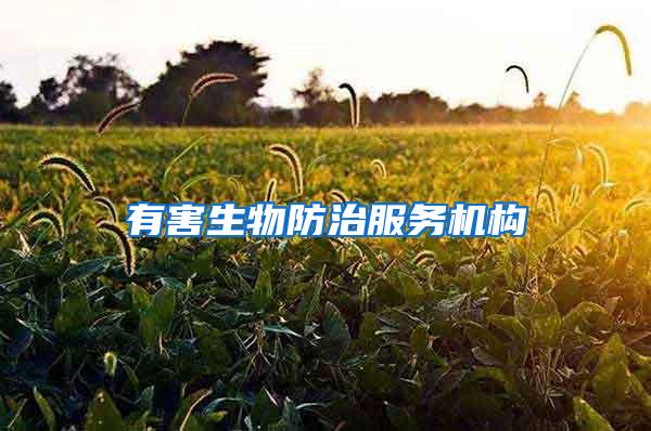 有害生物防治服務(wù)機構(gòu)