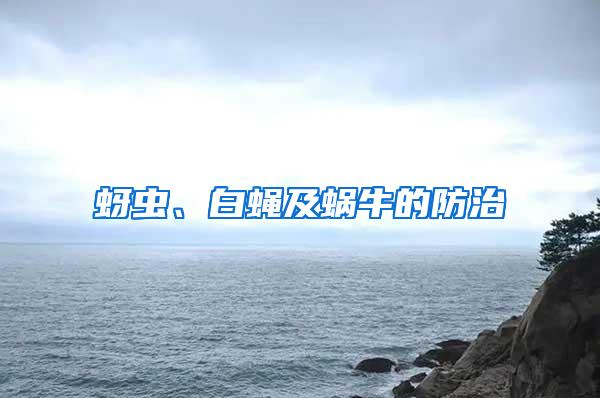 蚜蟲、白蠅及蝸牛的防治